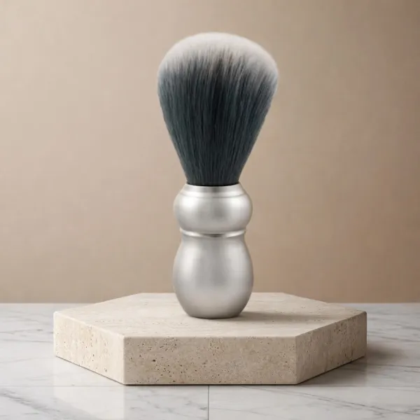Silver Metal Synthetic Fan Shape Hair