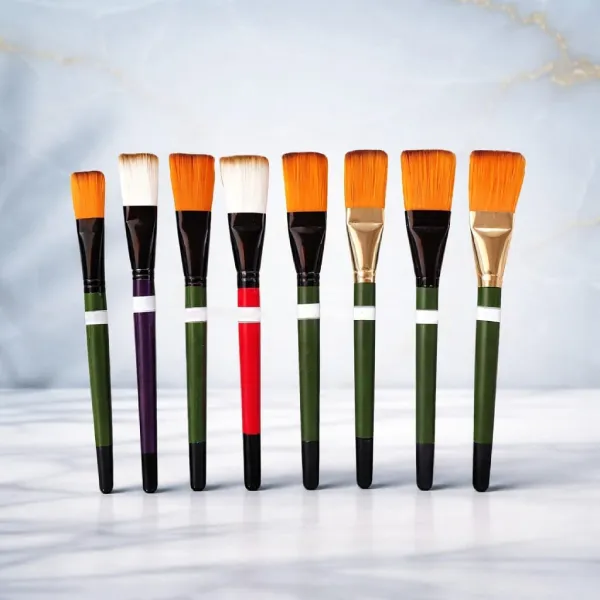 Flat Brushes in Taklon Hair