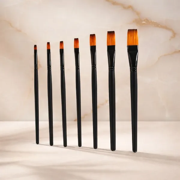 Flat Brushes in Taklon Hair