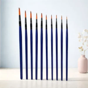 Round Paint Brushes in Taklon Hair