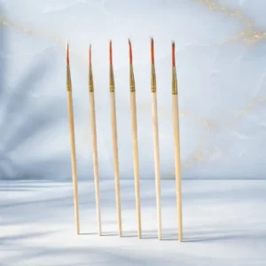 Round Paint Brushes in Taklon Hair