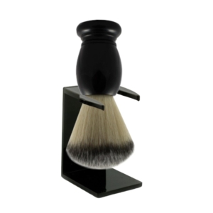 Black Color Resin Shaving Brush Stand