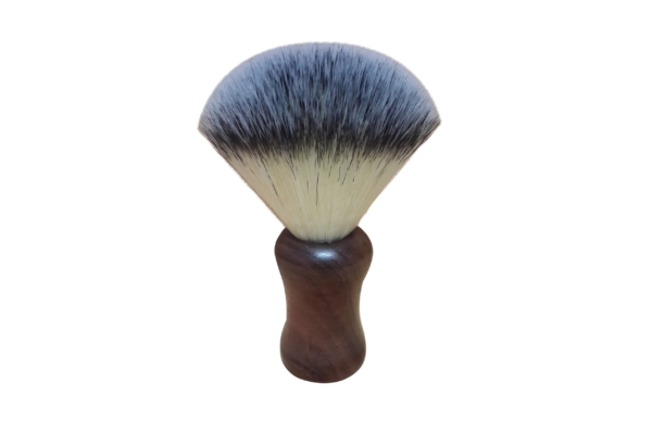 iKanu Imitation Dark Brown Wooden Handle Shaving Brush