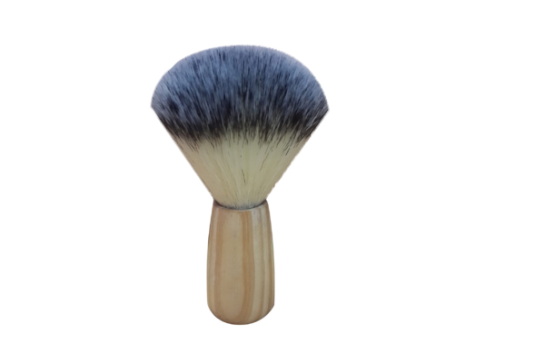 iKanu Imitation Light Brown Wooden Handle Shaving Brush