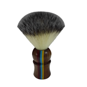 iKanu Imitation Badger Wooden Handle Fan Shape Shaving Brush