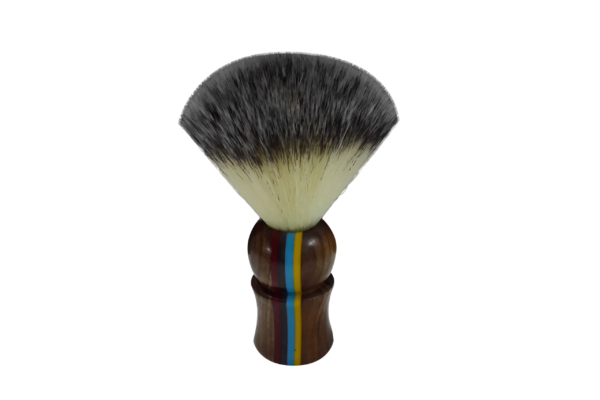 iKanu Imitation Badger Wooden Handle Fan Shape Shaving Brush