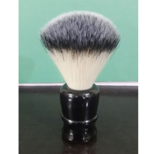 iKanu Bright Black Resin Handle Shaving Brushes