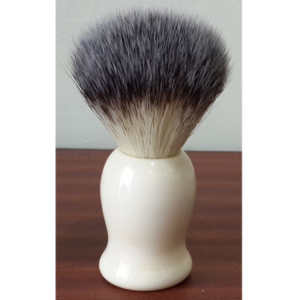 iKanu White Resin Handle Shaving Brush