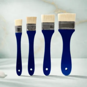 Wash Brushes in Alluminum Ferrule Purple Handle