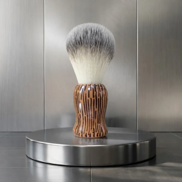 Brown Wooden Handle Shaving Brush